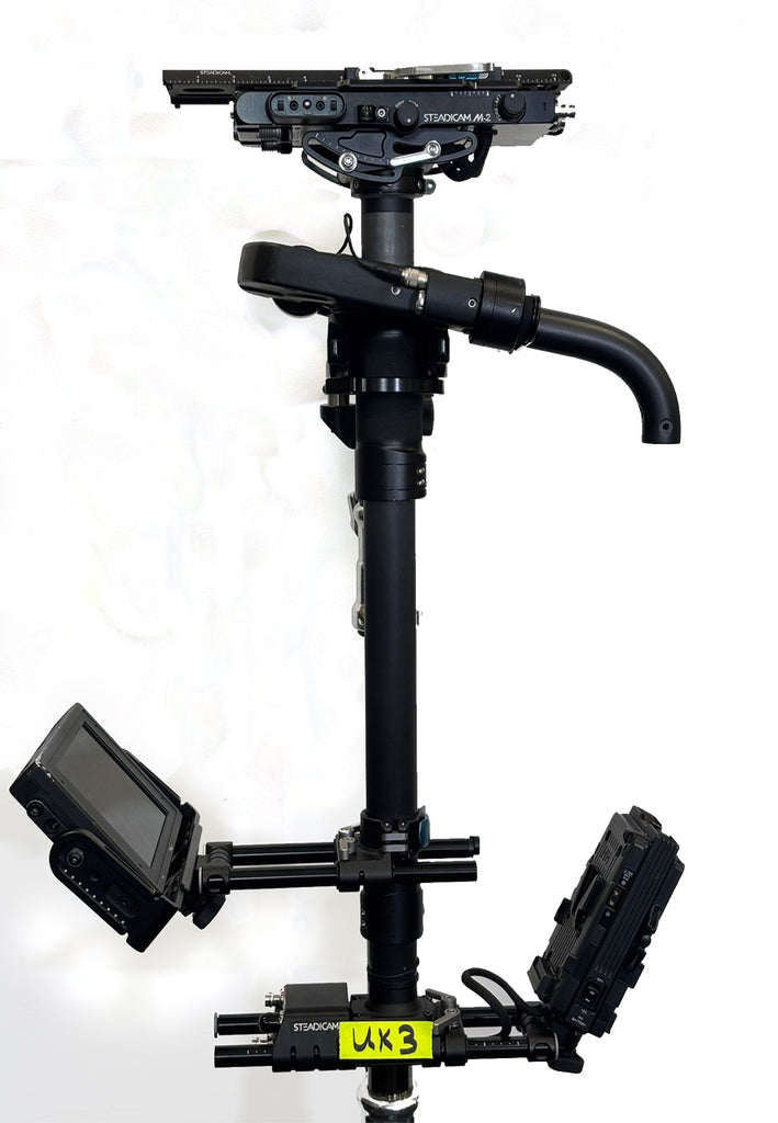 Ex Demo 2024 Steadicam M2 Sled With Volt, Tilt Stage, 1.58" Post, 12/24v VL Mount